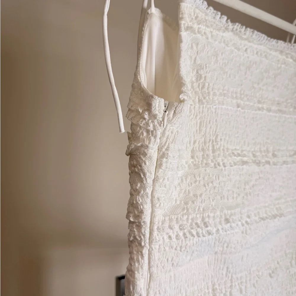These Three White Ruffle Maxi Dress - Picture 3 of 5